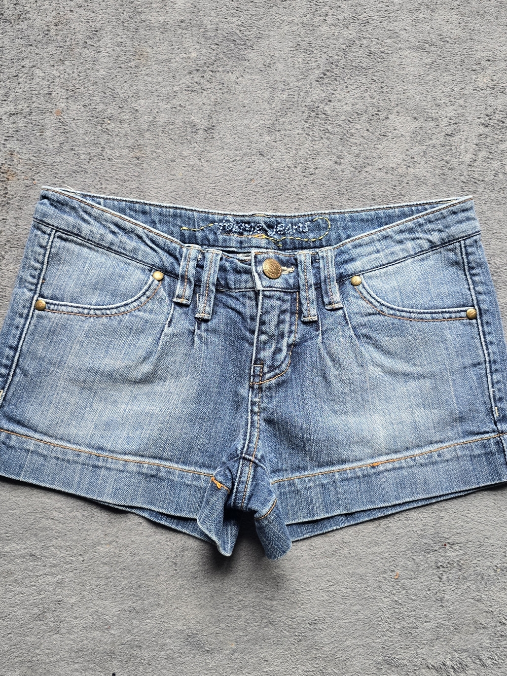 Women’s Light Blue Denim Jean Shorts - Classic Low Rise